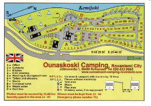 map of campsite